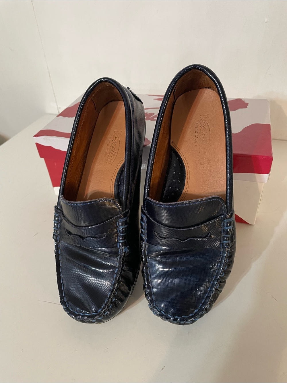 Venettini Loafers for Youth in Blue